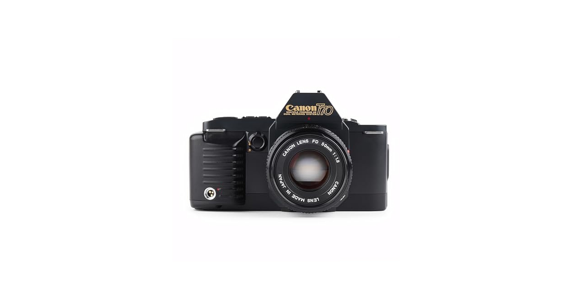 Canon T70　35-70mm／Speedlite 277T Vintage Canon T70 35mm Film SLR Camera With FD 50mm F/1.8